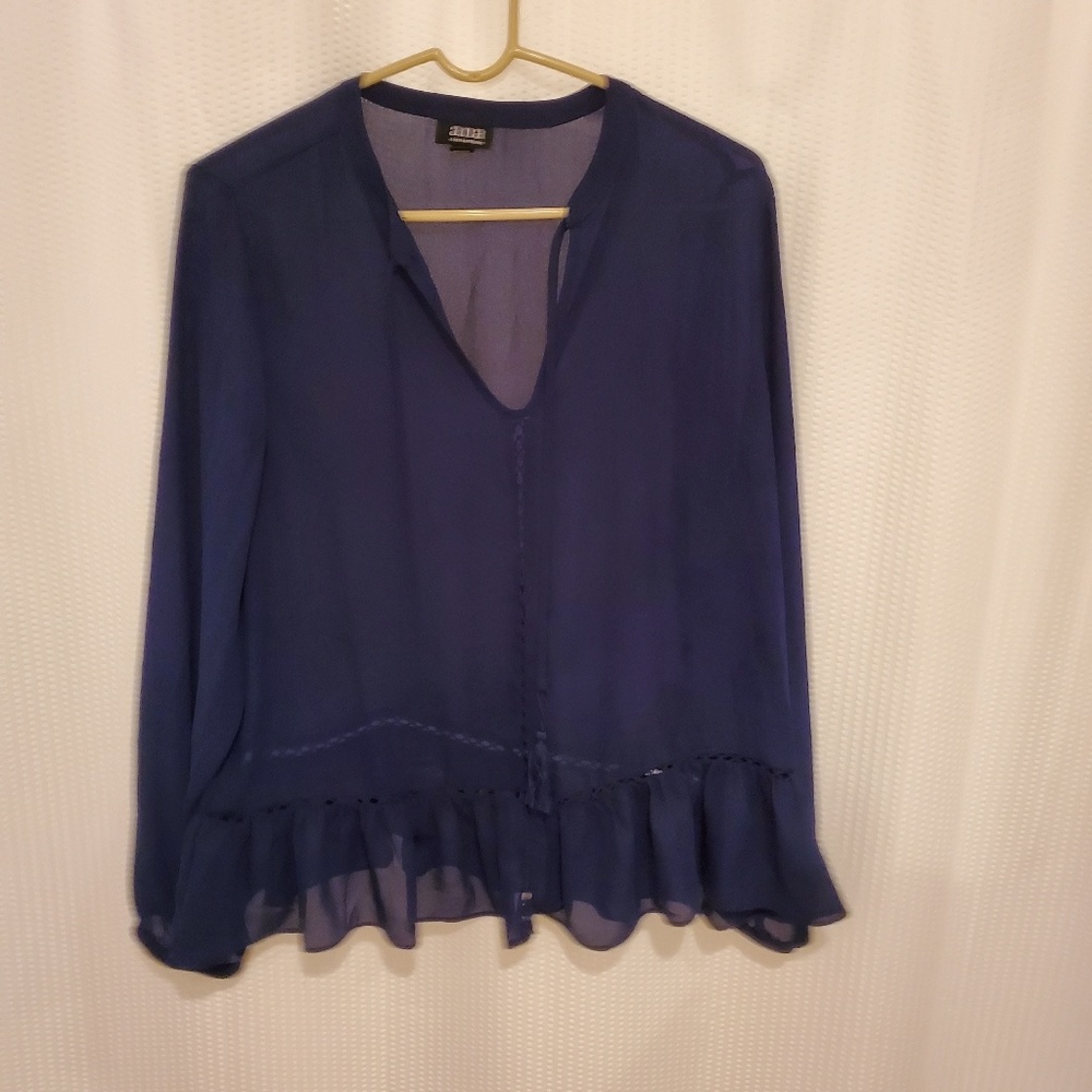 Ana navy blue tunic